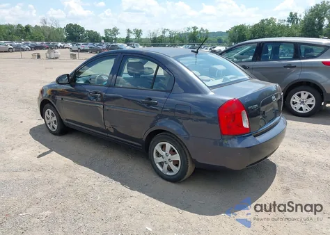 2008 Hyundai Accent Gls from USA, damaged, VIN KMHCN46C58U261857